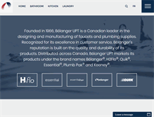 Tablet Screenshot of belanger-upt.com